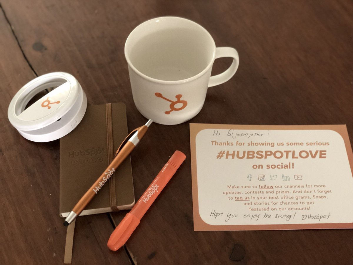 jasonjetter's tweet image. Boy oh boy am I feeling some serious #hubspotlove for loving #hubspotlove and then having them send me some #hubspotlove . SO MUCH LOVE! Thanks @HubSpot 😊