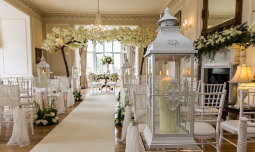 goldsborohall's tweet photo. Princess Mary’s Drawing Room laid out for a civil ceremony. Simply stunning! 

#weddinghour 
#WeddingWednesday https://t.co/xwXrxffg6t