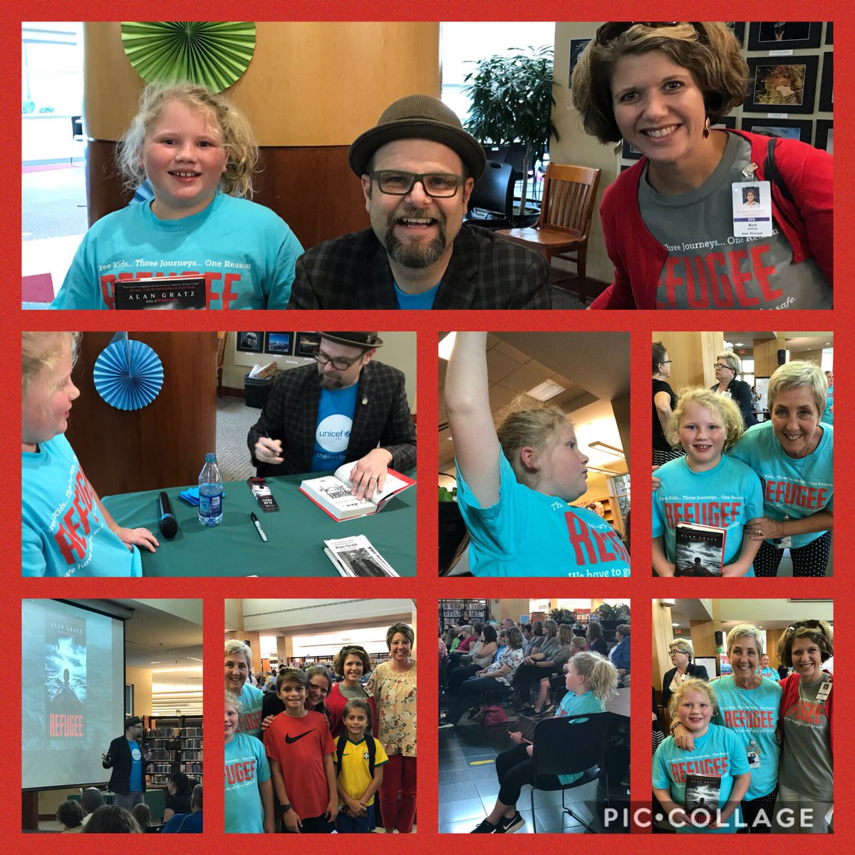 hbyrd29's tweet image. What an AMAZING experience to hear @AlanGratz author of Refugee &amp;amp; many other books I’ve added to my to-read list! Thanks @BC_Schools &amp;amp; @TerriBradshaw18 for making #1READ happen for our schools. #BCSRocks