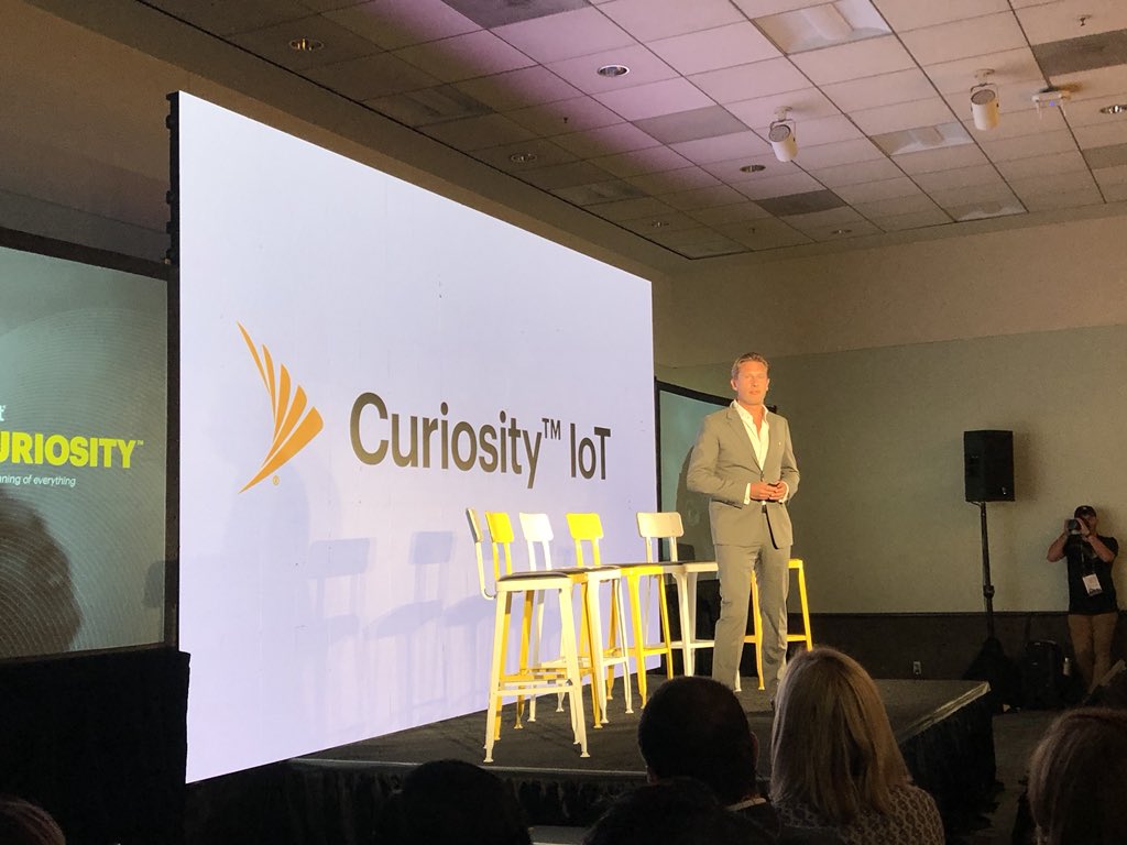 CherylKeeler8's tweet photo. Sprint executives, Dr. Saw &amp; Ivo Rook, at Mobile World Congress - the 5G phenomenon and the launching of our new IoT platform, Curiosity IoT! #MWC18 #CuriosityIoT https://t.co/d8tL6u2IKl