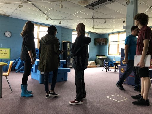 BmeEpics's tweet photo. Our FlappyBoiler team sent us some photos from this past Friday, where they visited their project partner at Imagination Station! #progress #EPICSpurdue https://t.co/gCQbGs1UWL