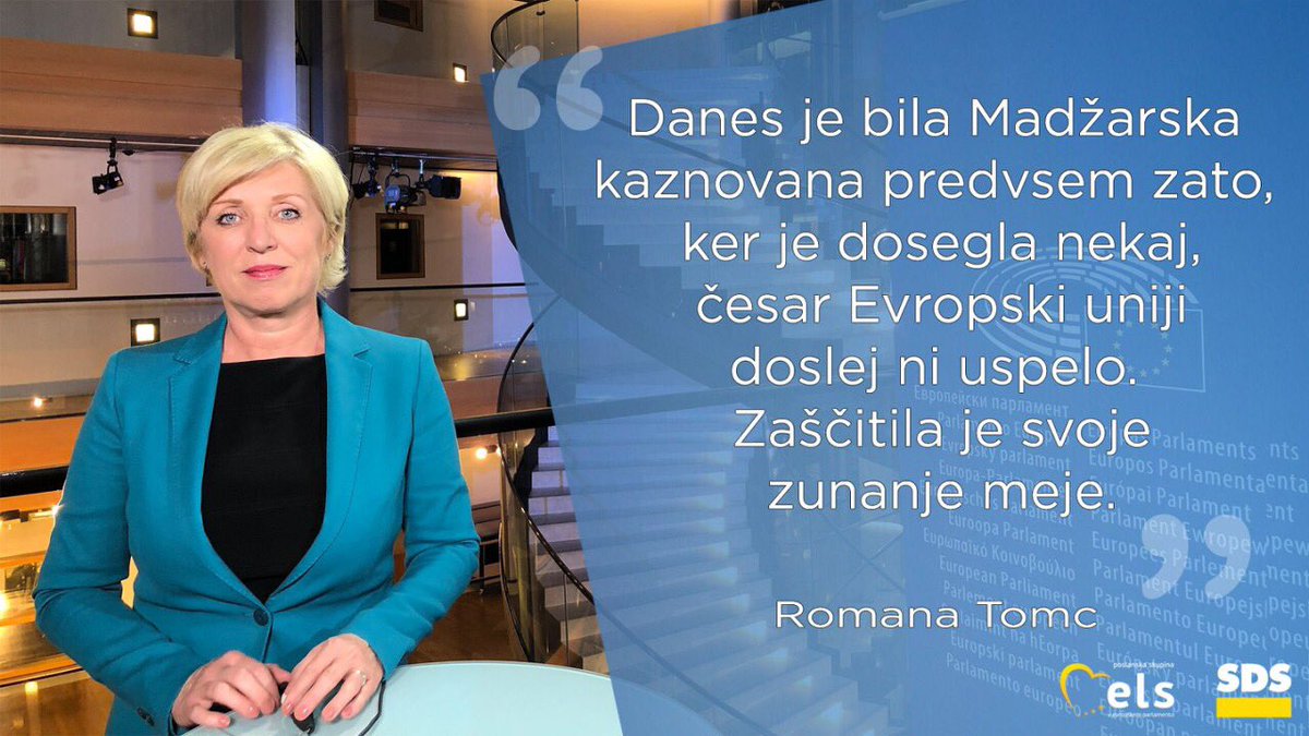 .@RomanaTomc za @TVOdmevi! #Hungary #PlenarySession