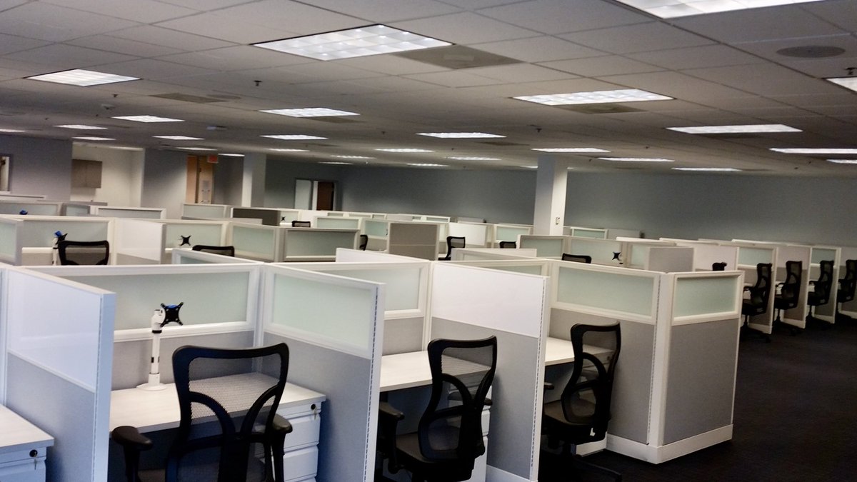 SmartrInteriors's tweet image. Our latest project is an expansion of a previous job completed at the end of last year. Our clients like the look and quality of Open Plan Systems so much that they went with the same style in their new space. #officedesign #smarterinteriors #openplansystems