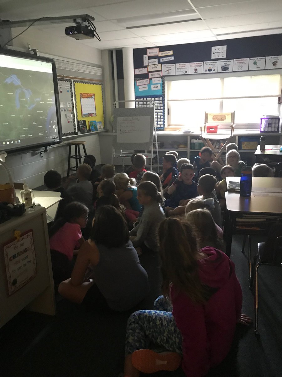 Students did an amazing job finding Michigan on Google Earth!