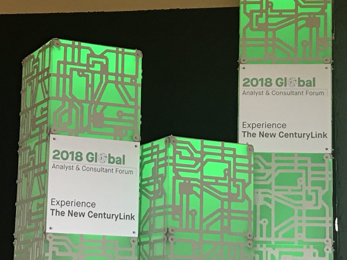 At the CenturyLink Analyst Forum. Per the keynote: Operational Excellence will be the differentiator. #CenturyLinkAR