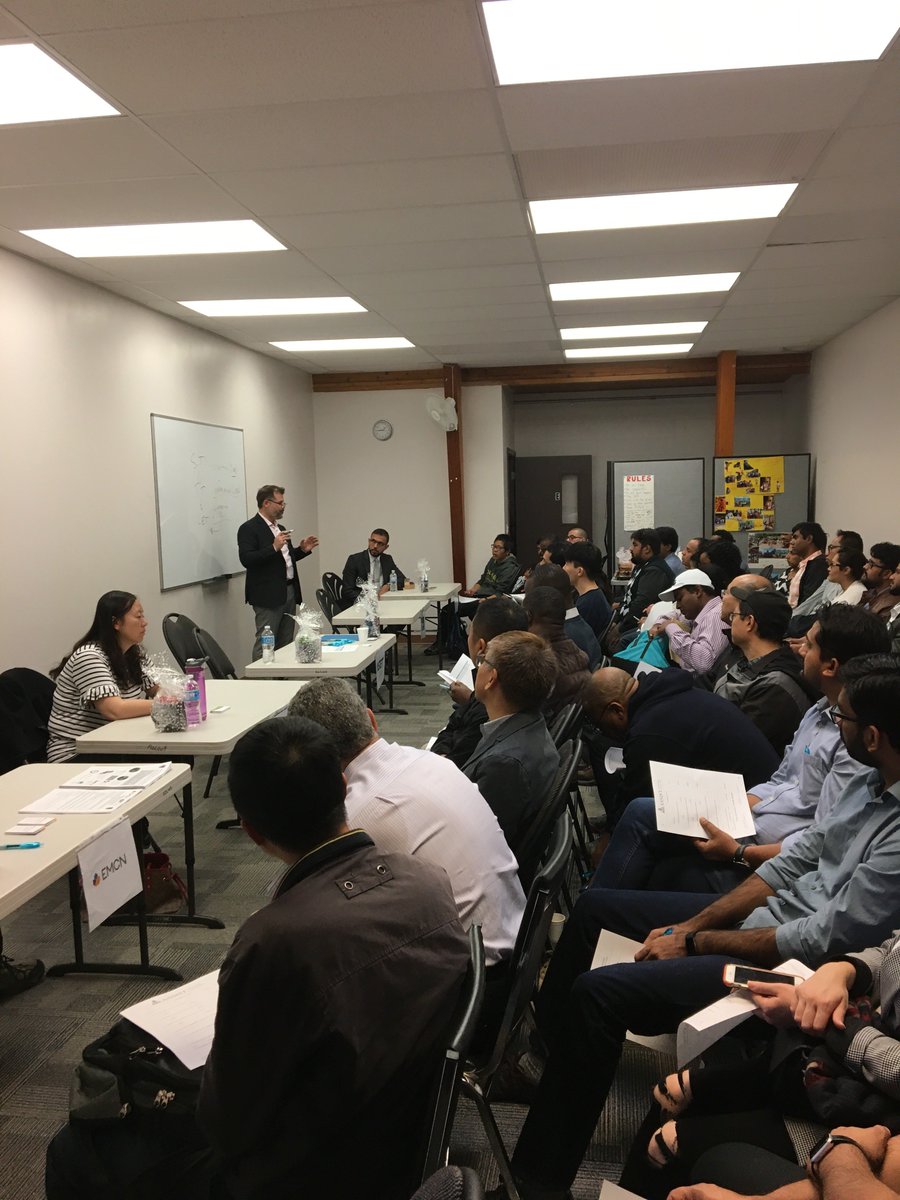 ASETMat's tweet image. It's a full house at the ASSIST session for newcomers to #Alberta!