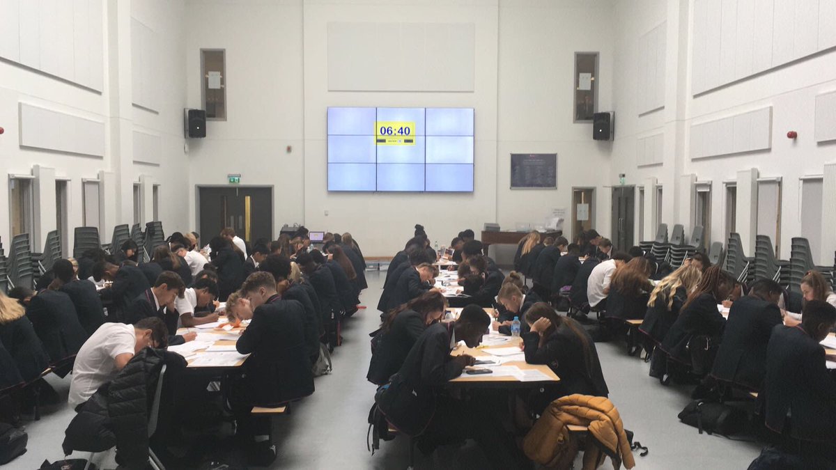 Harris Greenwich on Twitter: "...Year 11 working hard ...