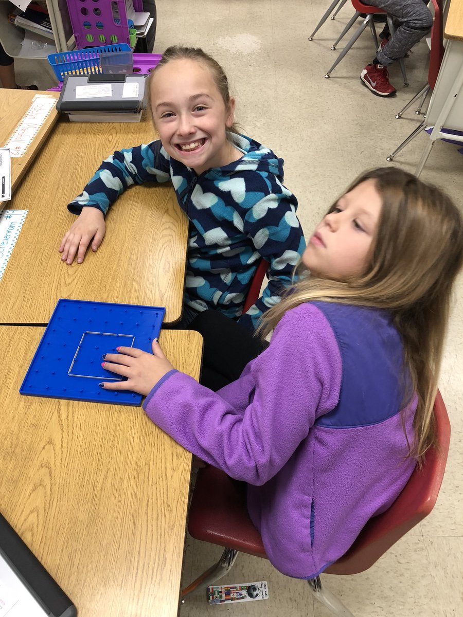 MrsStout19's tweet photo. Given a perimeter can our fourth graders create a rectangle with lengths and widths that work in the formula? Oh yeah they can! #PantherPride #WeAreElwood https://t.co/VKc4m7b0aO