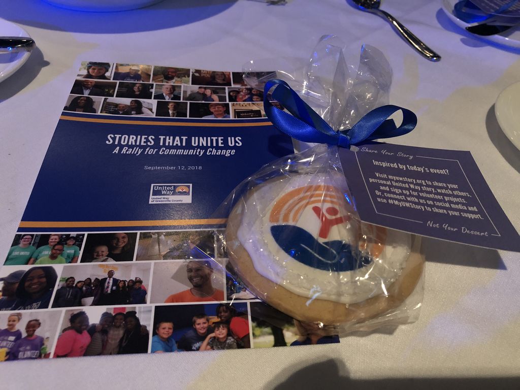 EllenWoodside's tweet photo. We all have a story. We are grateful to be a part of not only our EWE family, but our #unitedway family! #LIVEUNITED #unitedway2018 @gcschools https://t.co/jGZckv2RMz