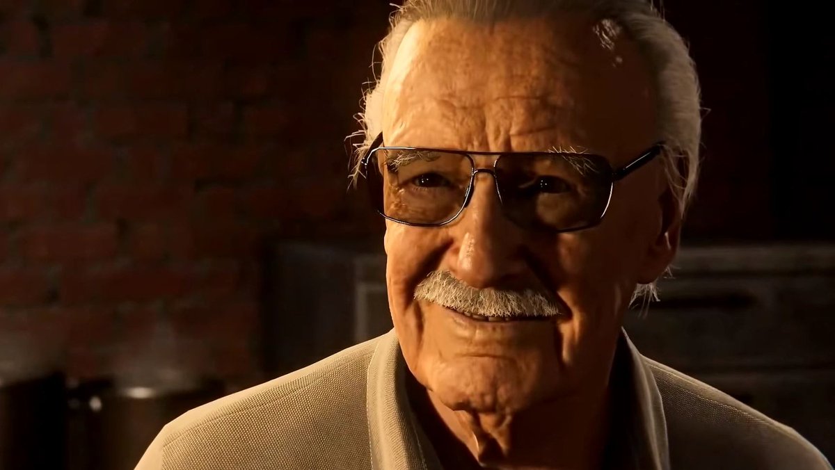 TheRealStanLee's tweet image. Another medium, another Stan Lee cameo! One newly released game is causing quite the stir. Perhaps you've heard of it? #SpiderManPS4 #NationalVideoGamesDay #Marvel