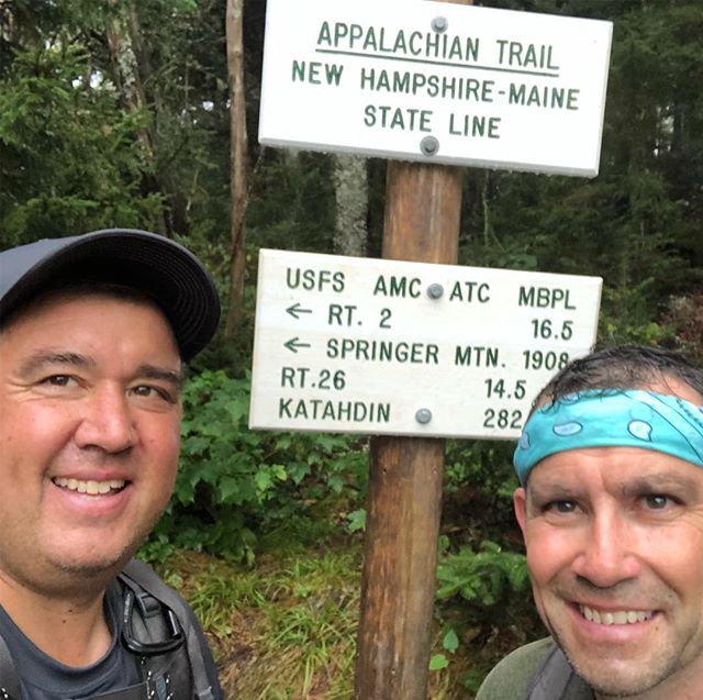 LLBean's tweet photo. Welcome to Maine #LLBeanATRelay team -- just another 282 miles to go! ( 📷: Instagram's mgawtry)  Learn more about our employees' adventures on the trail this summer at https://t.co/zD4gYdeRwt #BeanOutsider https://t.co/baizsW7ISu
