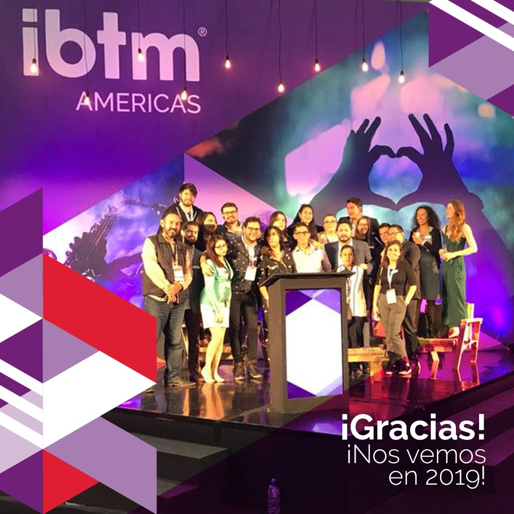 El equipo de IBTM se esfuerza desde que termina el evento, hasta la siguiente fecha para crear experiencias memorables para nuestros asistentes y expositores ¡Esperamos que esta edición haya sido de mucho provecho para ti! #SomosIBTMAmericas #Gracias #Eventprofs #Team