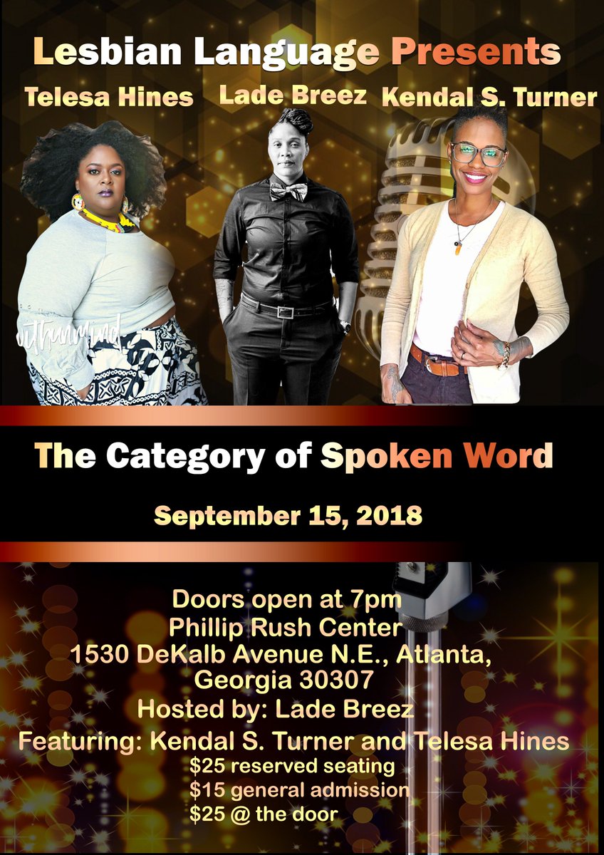 LesbianLanguage's tweet photo. Melanin Magic  is about to happen on Sat. 15th in Atl., Ga. Doors open at 7 pm. Come get you some Lesbian Language. See you there and don’t forget your tickets at  https://t.co/mj9sSUNPAA https://t.co/srv0R2FzR3