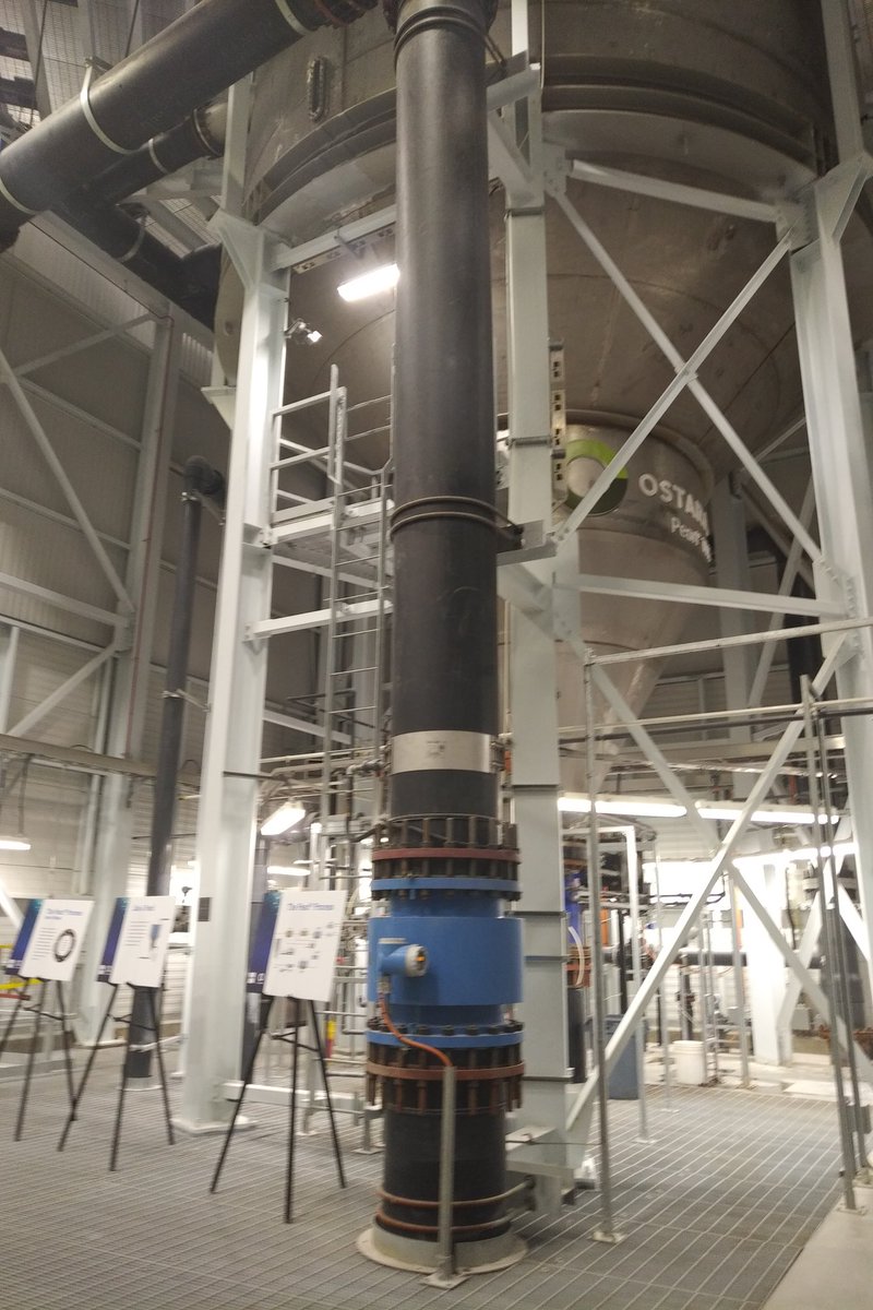 Getting a tour of Canada's largest nutrient recovery facility.  Here they recover phosphorus and other nutrients from wastewater which will help protect the North Saskatchewan River. #yeg <a href="/ctvedmonton/">CTV Edmonton</a>