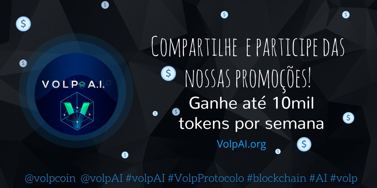 VolpAI_Brasil's tweet photo. Participe das nossas #promoções e ganhe #Volp #Tokens 🌟🏆 Junta-se aqui: https://t.co/6lCaXJqp78 ou https://t.co/RmO4siIqeE
#Volpcoin #cryptocurrency #blockchain #Autonomo #intelignte #protocol #volp_ai #ardor #ignis #btc #token #assets #comunidade #br #Criptomonedas https://t.co/PJbXDt9PnZ