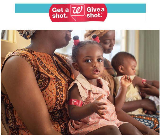 Jens Honoré Photographs the "Get a shot. Give a shot" campaign for Walgreens in conjunction with the UN Foundation helping to provide lifesaving vaccines to children in developing countries.