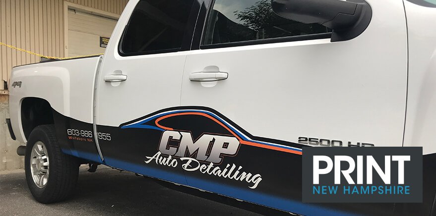 SignsSpectrum's tweet photo. Check out this partial vehicle wrap we designed &amp; installed for CMP Auto Detailing! #PrintNH #NewHampshire #3MCertifiedInstallation #VehicleWraps https://t.co/6ROis2O6xy