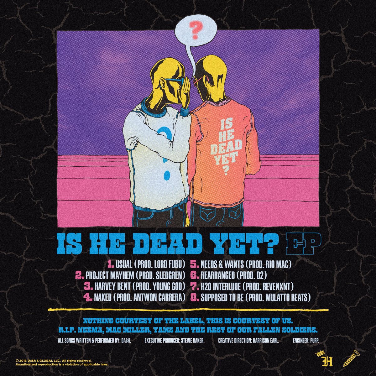 THE DEADMAN WALKIN, <a href="/HeirDash/">DOLLAMAN</a> causes more mayhem w/ a new chaotic 8-track EP titled “IS HE DEAD YET?” 

prod by <a href="/FUBARTI/">LORDFUBU</a> <a href="/ImSledgren/">Sledgren</a> <a href="/AntwonC33/">Anthony Thomas</a> @MulattoBeats + more! 

usversusworld.com/music/ishedead…