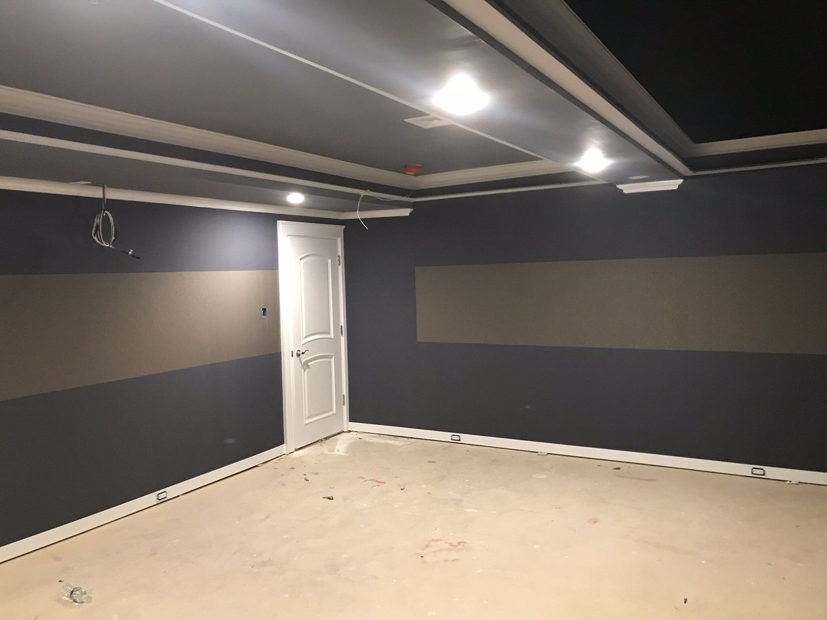 Acoustic_Panel's tweet image. Acoustics and custom fabric panels in this Fort Lee NJ Media Room, by Acoustic Finishes. #acousticfinishes #fabricpanels #mediaroom
