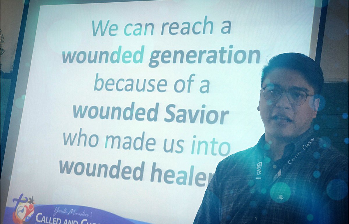 'We can reach a wounded generation neacause of a wounded Savior who made us into wounded healer.' ~Niko Capucion

#NCYM2018
#CALLEDandCHOSEN