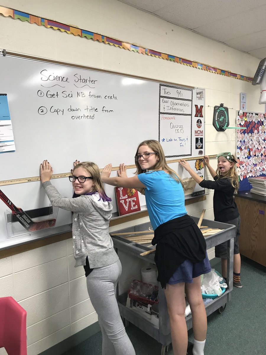 Practicing our measurement skills!  <a href="/HBMBears/">BeardsleyBears</a> #beardsleypride