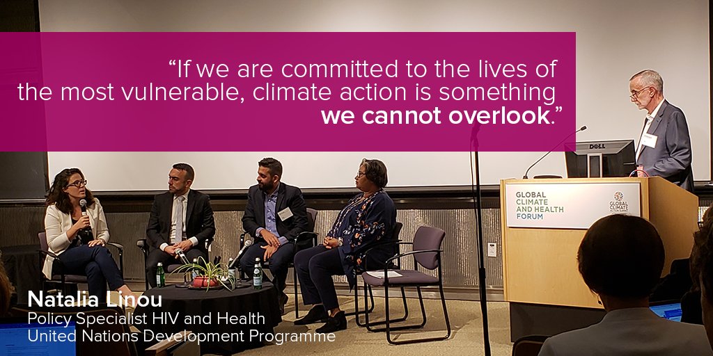 "Climate and environmental justice is intricately linked." #GCAS2018 #ClimateChangesHealth