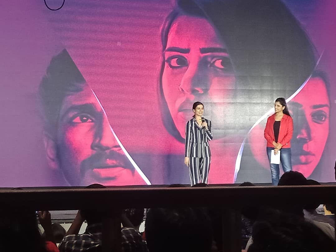 igautamhrithik's tweet photo. First Time @Samanthaprabhu2 chusa 🤗
Antha Cute Ante Antha 😍😘
#UTurnPreReleaseEvent #UTurnMovie @shreyasgroup #12Sep2018 https://t.co/1mp4VuS5sI