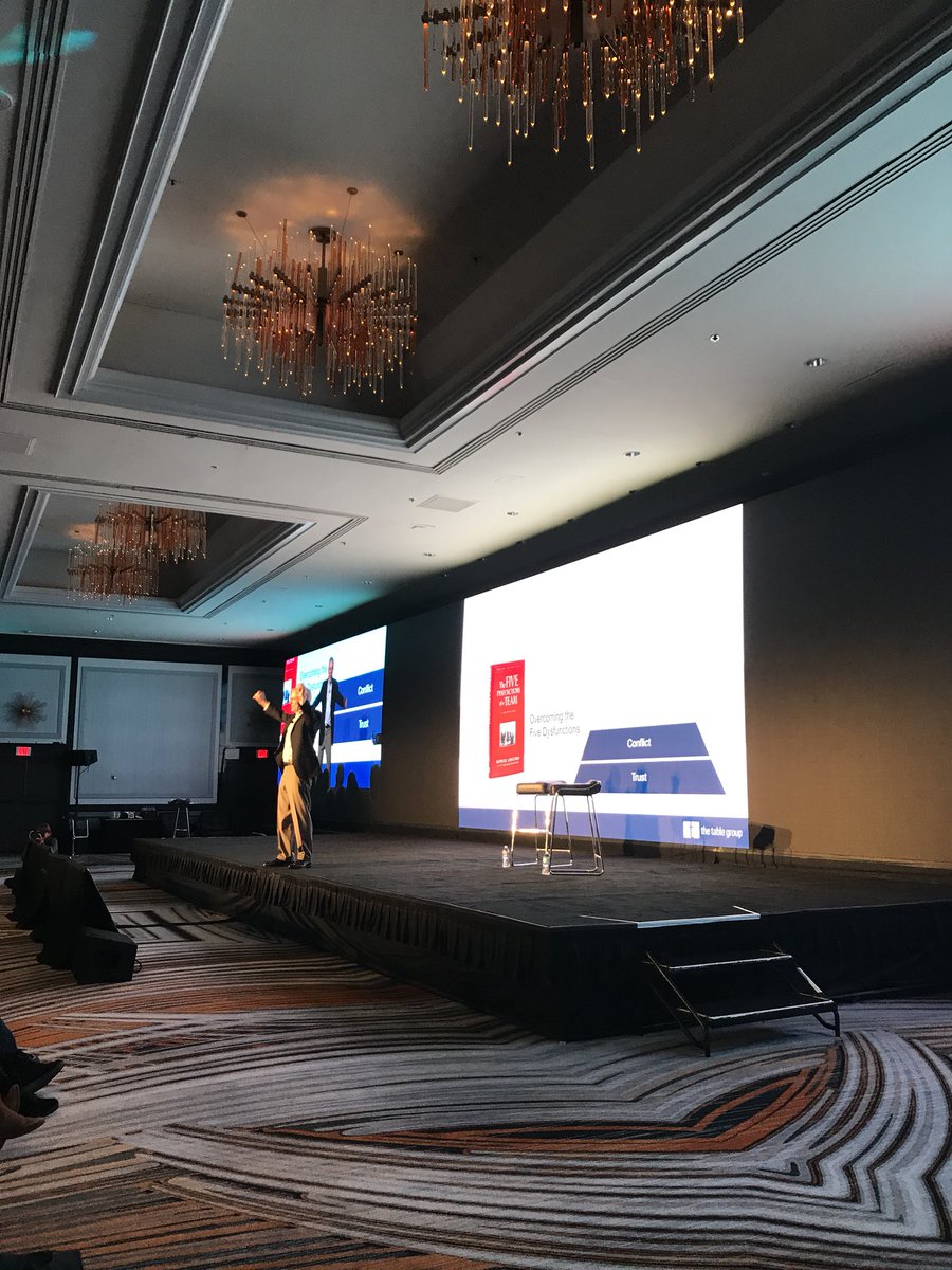 alxsolomon's tweet photo. Great teams argue passionately - when they have trust. @patricklencioni @pagerduty #PDSummit18 https://t.co/bMkS9me1qV