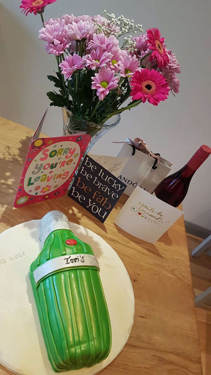 Toriwoo's tweet photo. Has the most talented, generous & kind colleagues in the whole of @nhs_sct What a lovely bunch you are! So touched by all of the gifts cards, treats & messages. What a send off! I'll miss you 😘 #oneteam #perfectcake https://t.co/IvF8YFOTF0