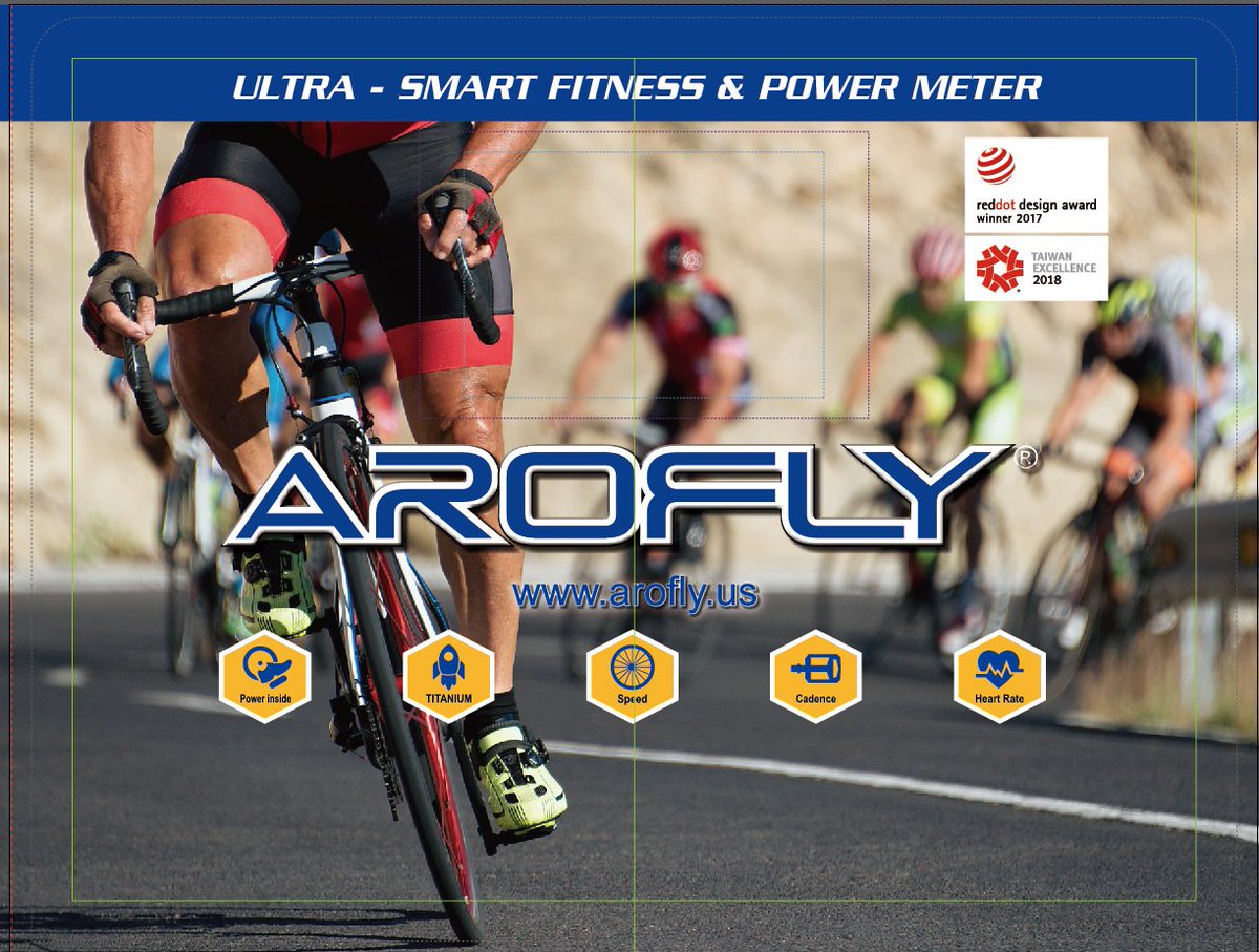 Arofly cycling power meter outlet