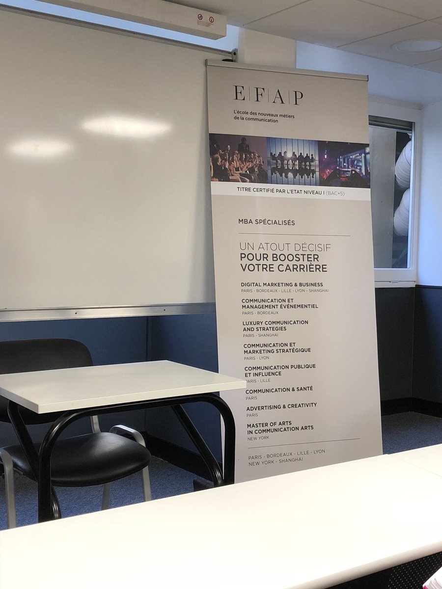 julie_rogey's tweet photo. Première journée à @EFAP_ ���� Hâte de débuter cette nouvelle année ! #efap #paris #efapienne #etudes #etudessuperieures #ecole #communication #evenementiel https://t.co/UbLUmwA5A1