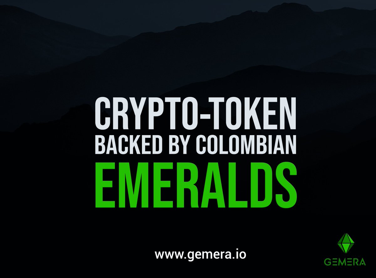 GemeraProject's tweet photo. Article about GEMERA on the Chinese media https://t.co/uK7mnk3oQz. Don’t forget that the pre-sale of the only crypto-token backed by Colombian emeralds is now live, with a 20% bonus.
https://t.co/UlTEj2QIBG

#blockchain #btc #eth #decentralized #ico #cryptocurrency #cryptotrading https://t.co/vg9BMckQq1