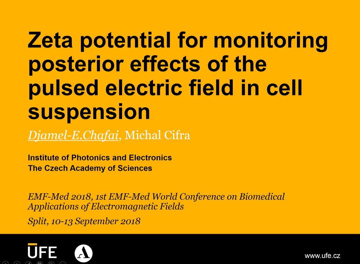 mcer33's tweet photo. How can just several intense ns #electric pulses change surface potential of cells? See in tomorrows' talk of Djamel Chafai from our team @BioED_IPE at https://t.co/b50FEROMxo #bioelectrics @IEEEembs @BioElectroMag @COSTprogramme #COST https://t.co/dtnMbWg2sA