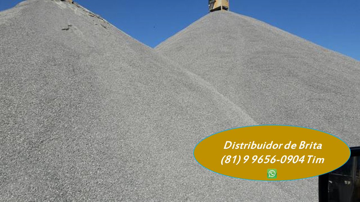 OJ Distribuidor (@ojdistribuidor) on Twitter photo Vendemos Britas cascalhinho ou 12 mm direto da Pedreira.
Central de atendimento: (81) 9.9656-0904 Tim Whatsapp Vendemos Britas cascalhinho ou 12 mm direto da Pedreira.
Central de atendimento: (81) 9.9656-0904 Tim Whatsapp