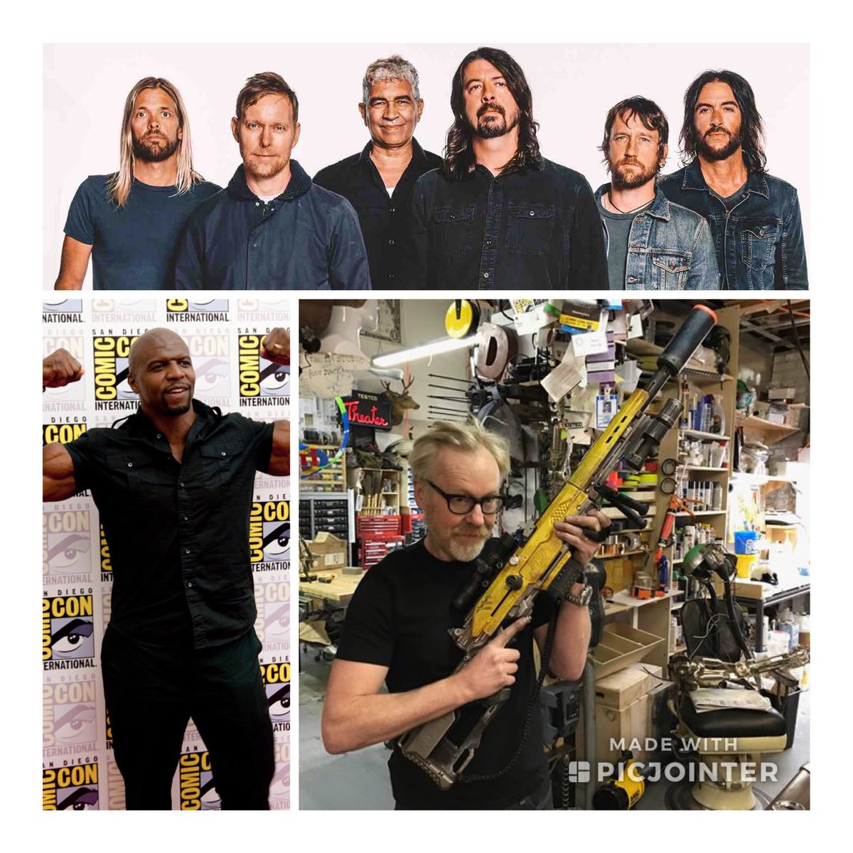 ericdodd's tweet image. So I wanna try this social experiment. I would like to see if shares on social media or tags OR connections on Twitter, would be able to get @foofighters @RealTerryCrews or @testedcom to @foamfightersyeg