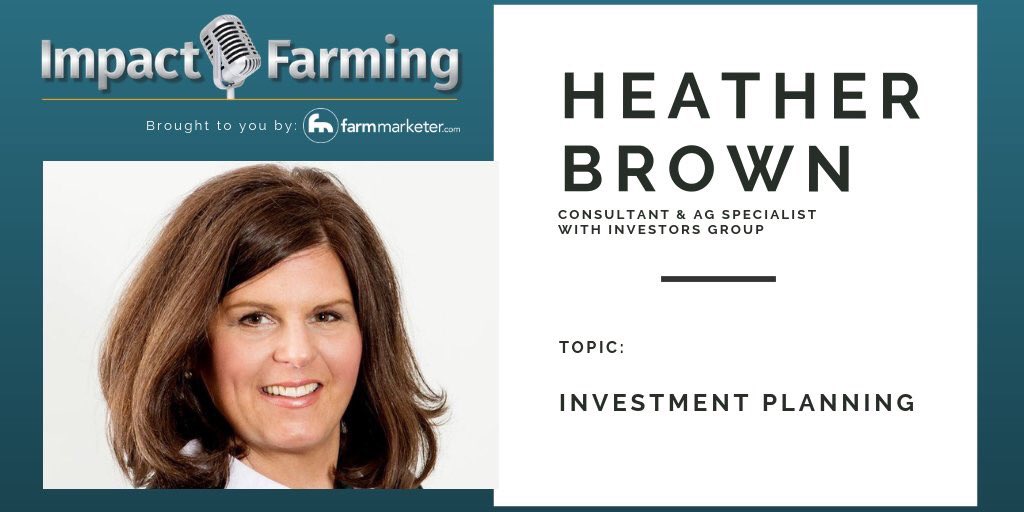 Impact Farming - On this episode, we interview Heather Brown, a Consultant & Ag Specialist with Investors Group.
Tune in farmmarketer.com/the-impact-far… #ImpactFarming #cdnag #agriculture #agriculturecanada #farmlife #AgTwitter #agbiz #ontag #westerncdnag #farming
@heatherbrownIG