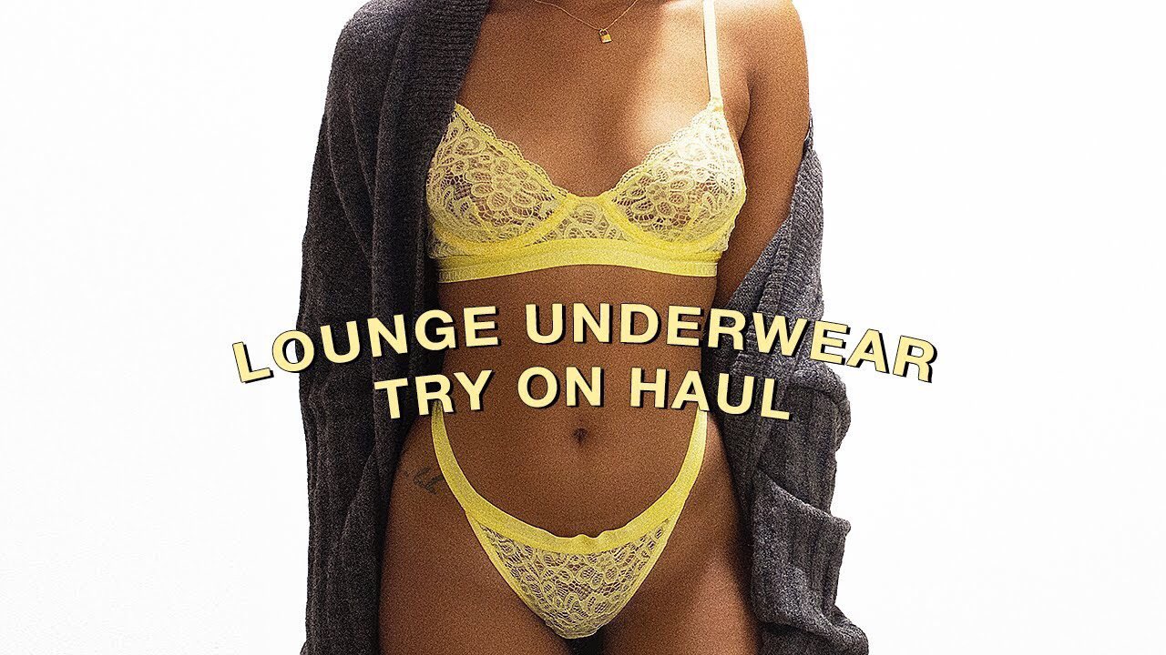 lisa on X: lounge underwear try on haul  via  @  / X