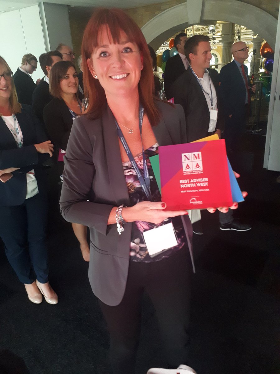 NestMortgages's tweet photo. Totally thrilled to have been awarded Best Adviser North West @NMA_Awards 2018!! @TweetFSE #winners #Mortgage #adviser #NMAA18 #nailedit #FirstTimeBuyer #LifeCover #CriticalIllness #buytolet https://t.co/N6sVM3rz6C