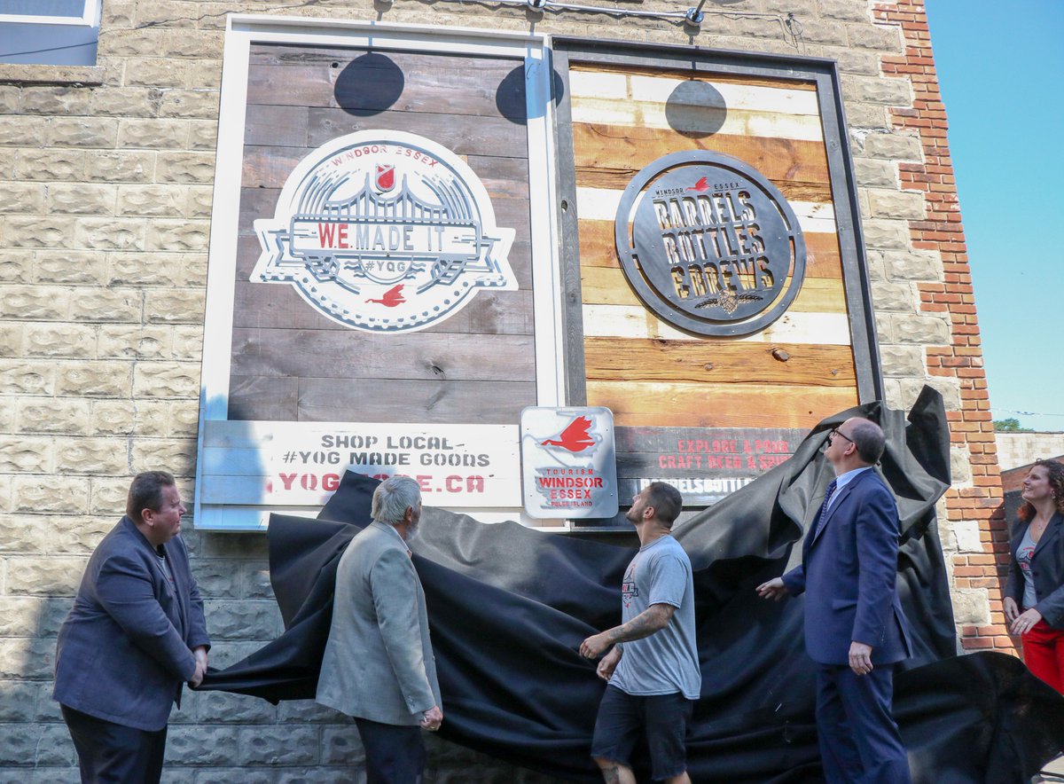 drewdilkens's tweet photo. Congratulations to @TWEPI on the launch of their new program, W.E. Made It, which will highlight handcrafted Windsor-Essex goods. Today we unveiled a new billboard in Ford City to promote the program and all our area has to offer. More info can be found at https://t.co/VThlFMkz9Z https://t.co/VrSZYJvjcw