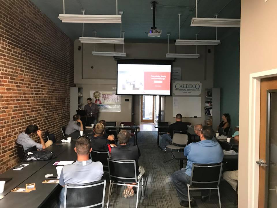 trentcotneylaw's tweet photo. Attorney Grant Dostie learned valuable information about painting and interior renovation at the September meeting for #Construction Partners of Tampa Bay. #CPOTB https://t.co/njueEzmjt6