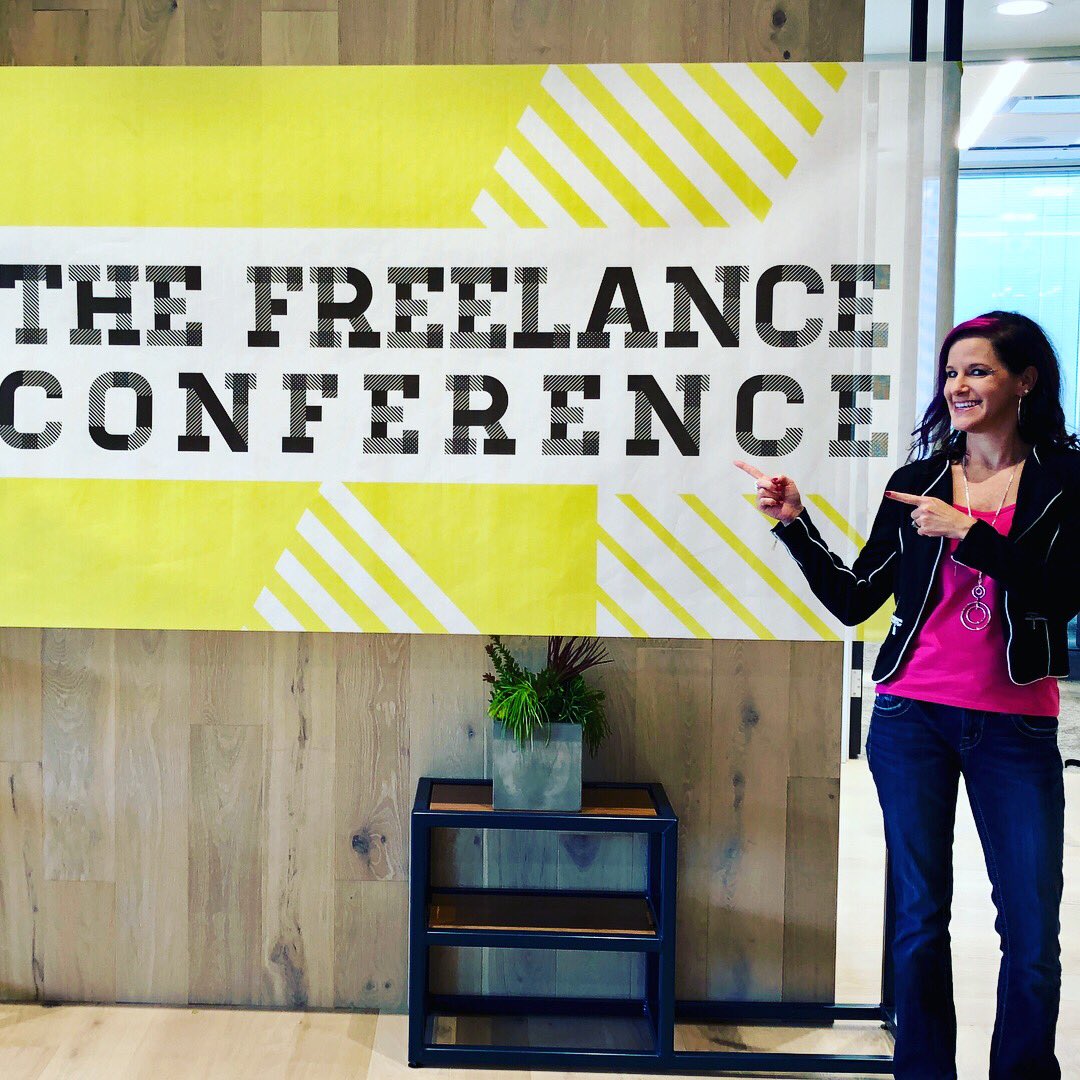 KCCopyDiva's tweet photo. Great day so far today at @freelanceconf. Shot a vlog interview w/ @ryangillshares, met some amazing #freelancers, & sat on a panel of “Tribal Leaders” w/ @emilyleach & more to discuss the Sustainability of #Freelancing. ( @FXofKC represents! 👊) #FreeCon18 #GetYourFreeCon https://t.co/hvnlhIFad4