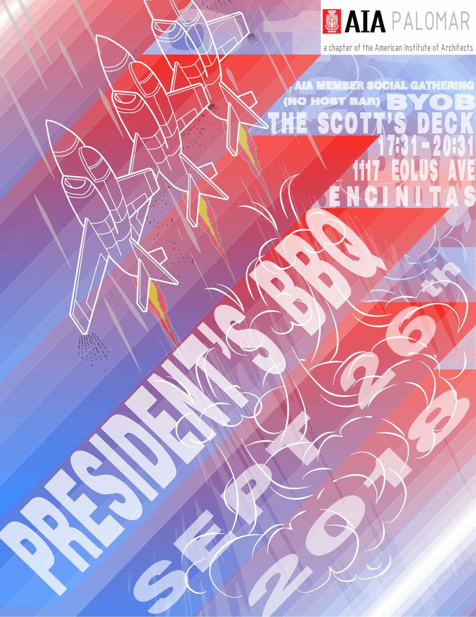 AIAPalomar's tweet image. You’re invited to the annual President’s BBQ! This is a free event, and all AIA members, and guests are welcome! Learn more and RSVP here: aiapalomar.org/event/presiden…