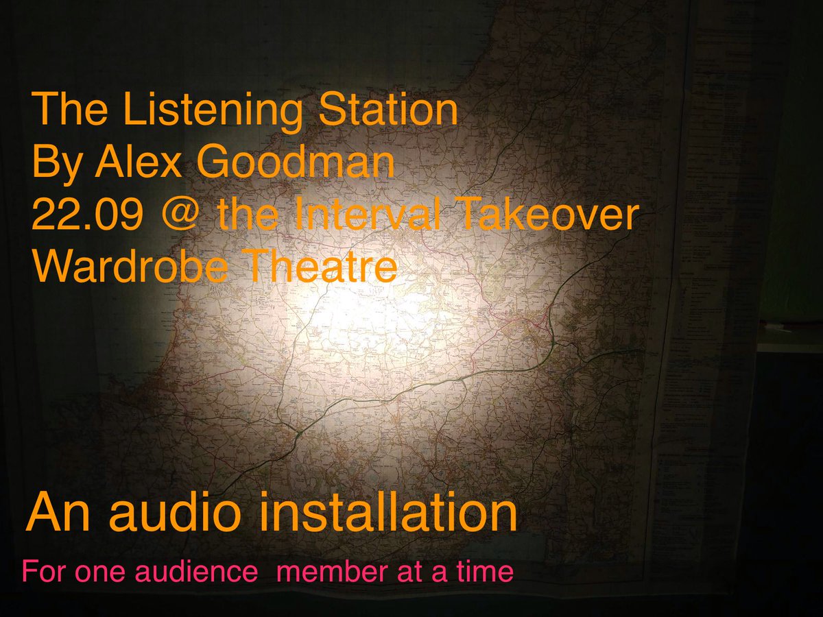 alex_may_good's tweet photo. The Listening Station is coming to the @WardrobeTheatre for the @IntervalBristol Interval Takeover! Find out more about the project at https://t.co/gK1bk0A9ro https://t.co/eWReyeTkcO