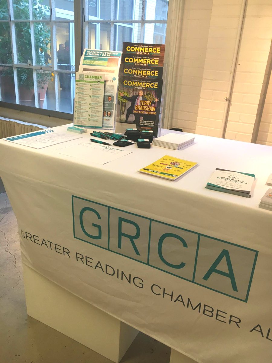 The newest edition of #CommerceQuarterly at last week's #GRCA Wednesday Diversity Mixer at #Goggleworks. Diversity Mixers are a monthly #networking event highlighting the diverse population of #BerksCounty. The next event is Oct. 3rd at <a href="/PennStateBerks/">Penn State Berks</a>! owl.li/bXRu30lNk79