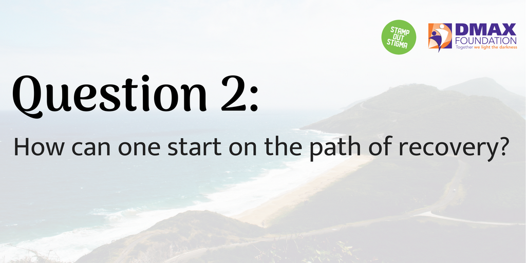 StampStigma's tweet photo. Q2: How can one start on the path of recovery? #SOSChat https://t.co/4QMW4zCrJu
