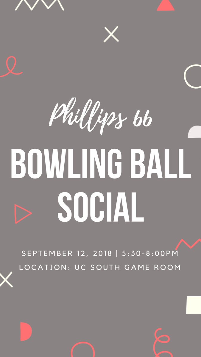 Hey coogs,

Don’t forget today is our bowling social with Phillips 66. Hope to see y’all there!