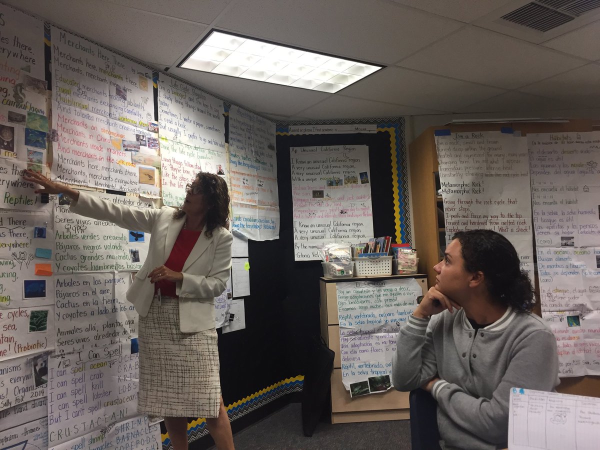 HalecrestSchool's tweet photo. New teachers spending two quality days with GLAD Trainers, Gloria Vellarde & Lorena Beifus. Thank you! @HalecrestSchool @HaleRoadrunners #CVESDIMPACT https://t.co/JEyap9s7mn