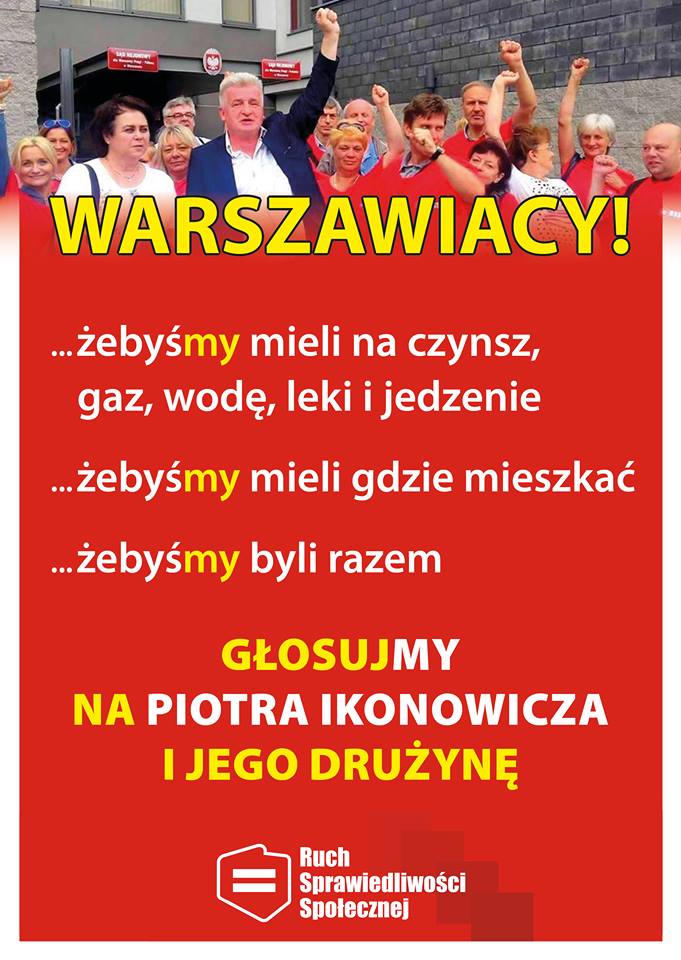 ikonowicz2018's tweet photo. Nasza ulotka wyborcza #warszawa #wybory2018 https://t.co/otkEjdw4OE