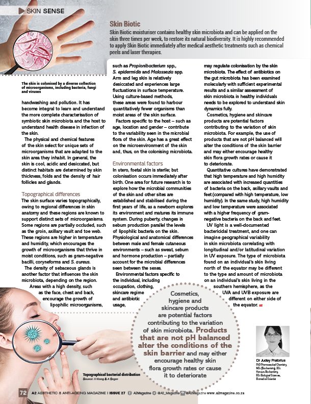 Dr Judey (@judeyp) on Twitter photo Get the latest edition of the @a2magazine and read more on the Human Microbiome Skin project and the latest revolutionary <a href="/biomed_emporium/">Biomedical Emporium</a> Skin Biotic Moisturizer that acts as a probiotic for your skin. Get the latest edition of the @a2magazine and read more on the Human Microbiome Skin project and the latest revolutionary <a href="/biomed_emporium/">Biomedical Emporium</a> Skin Biotic Moisturizer that acts as a probiotic for your skin.