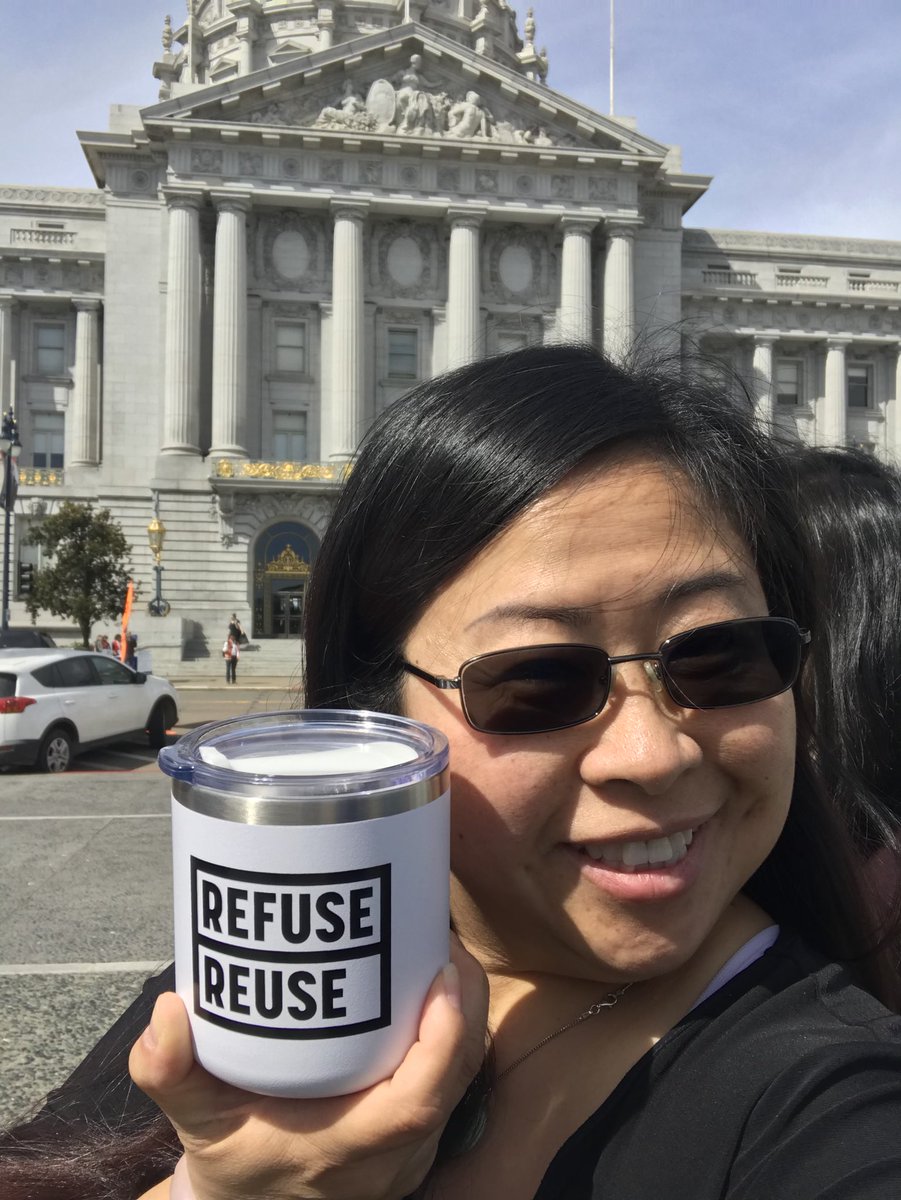 Dimplesbb's tweet image. Thank you @SFEnvironment for the awesome mug.  #ZeroWaste #RefuseReuse